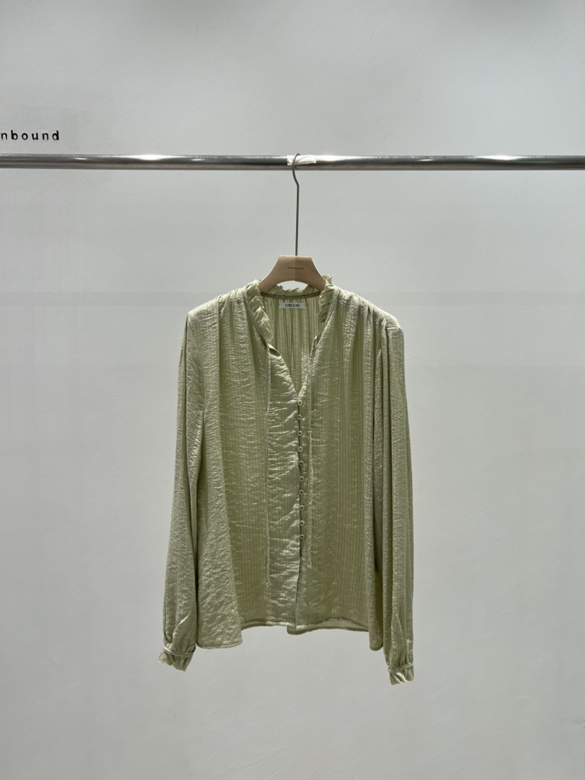 UNBOUND東大門㊣實拍女士新品休閑熱賣職業人氣25秋夏襯衫蕾絲衫UNBOUND襯衫/蕾絲衫圖色2