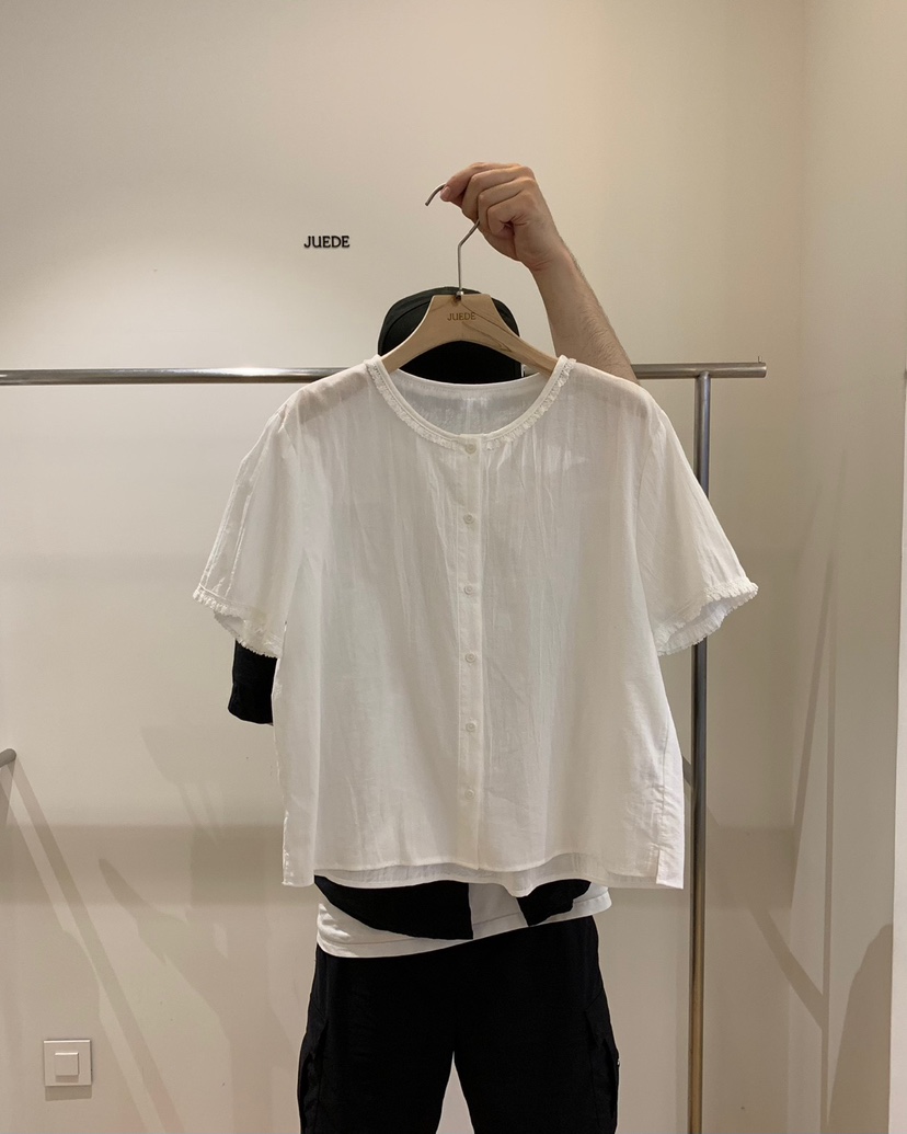 JUEDE（此品牌容易投訴）東大門㊣代購女士新款職業襯衫蕾絲衫JUEDE襯衫/蕾絲衫