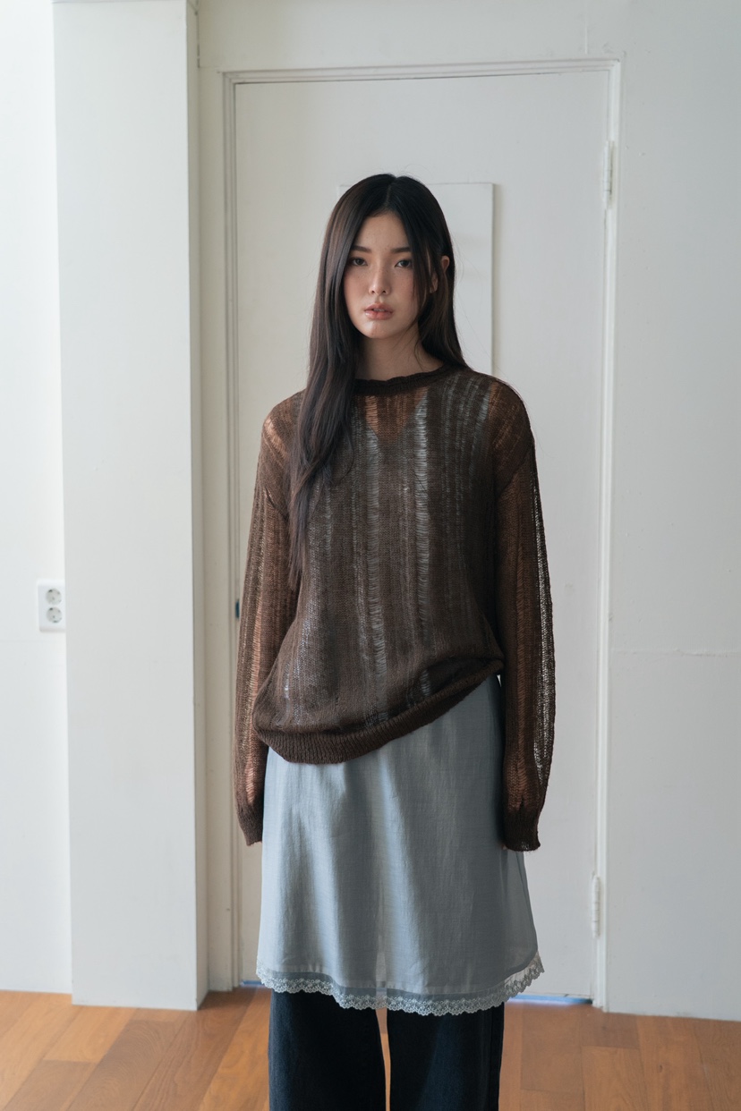 UNBOUND東大門㊣直郵女士新品時尚推薦25秋夏職業人氣針織衫UNBOUND針織衫