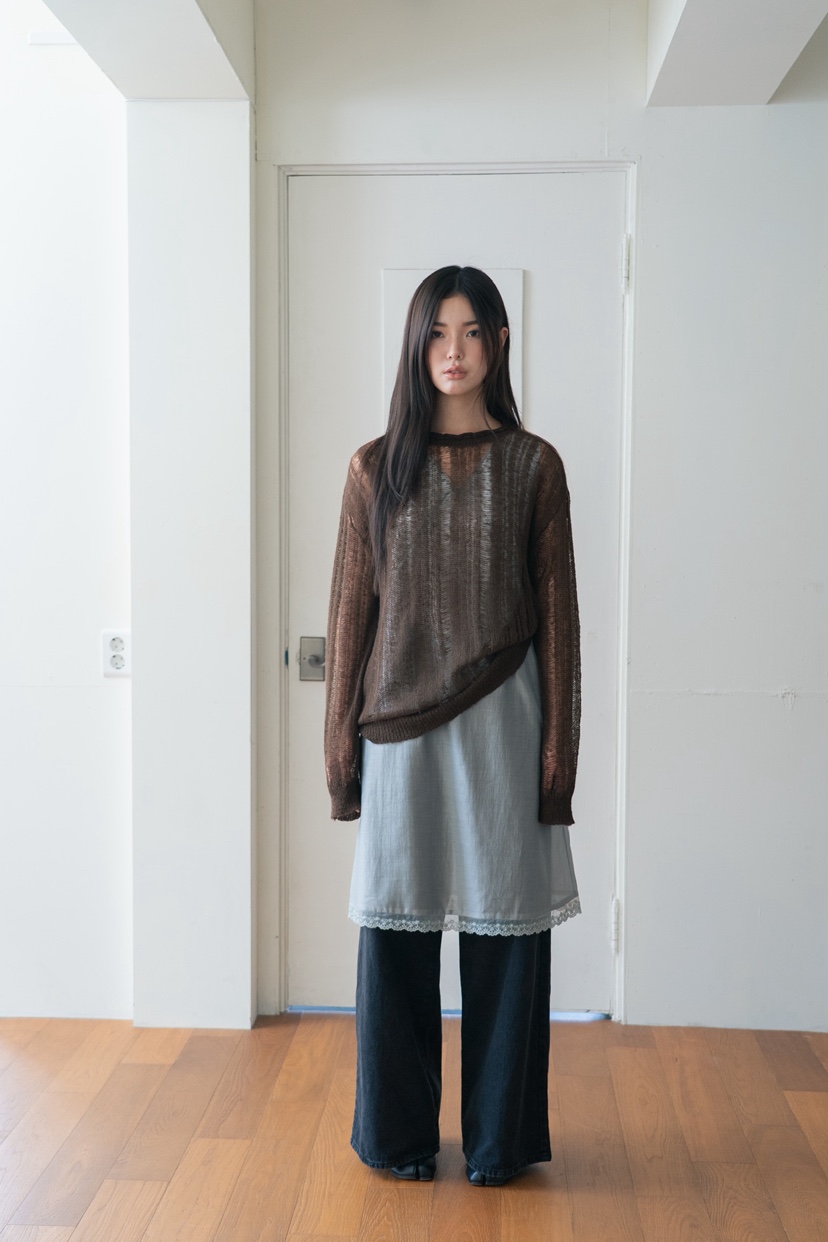 UNBOUND東大門㊣直郵女士新品時尚推薦25秋夏職業人氣針織衫UNBOUND針織衫