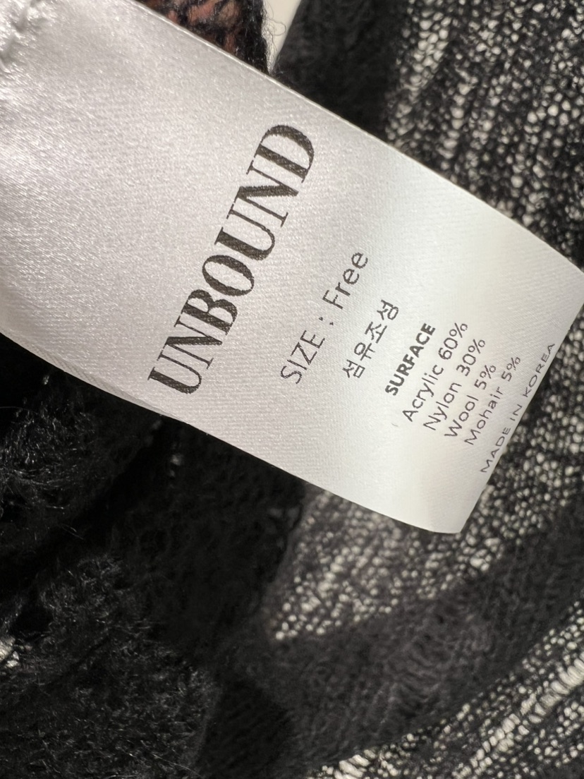 UNBOUND東大門㊣直郵女士新品時尚推薦25秋夏職業人氣針織衫UNBOUND針織衫