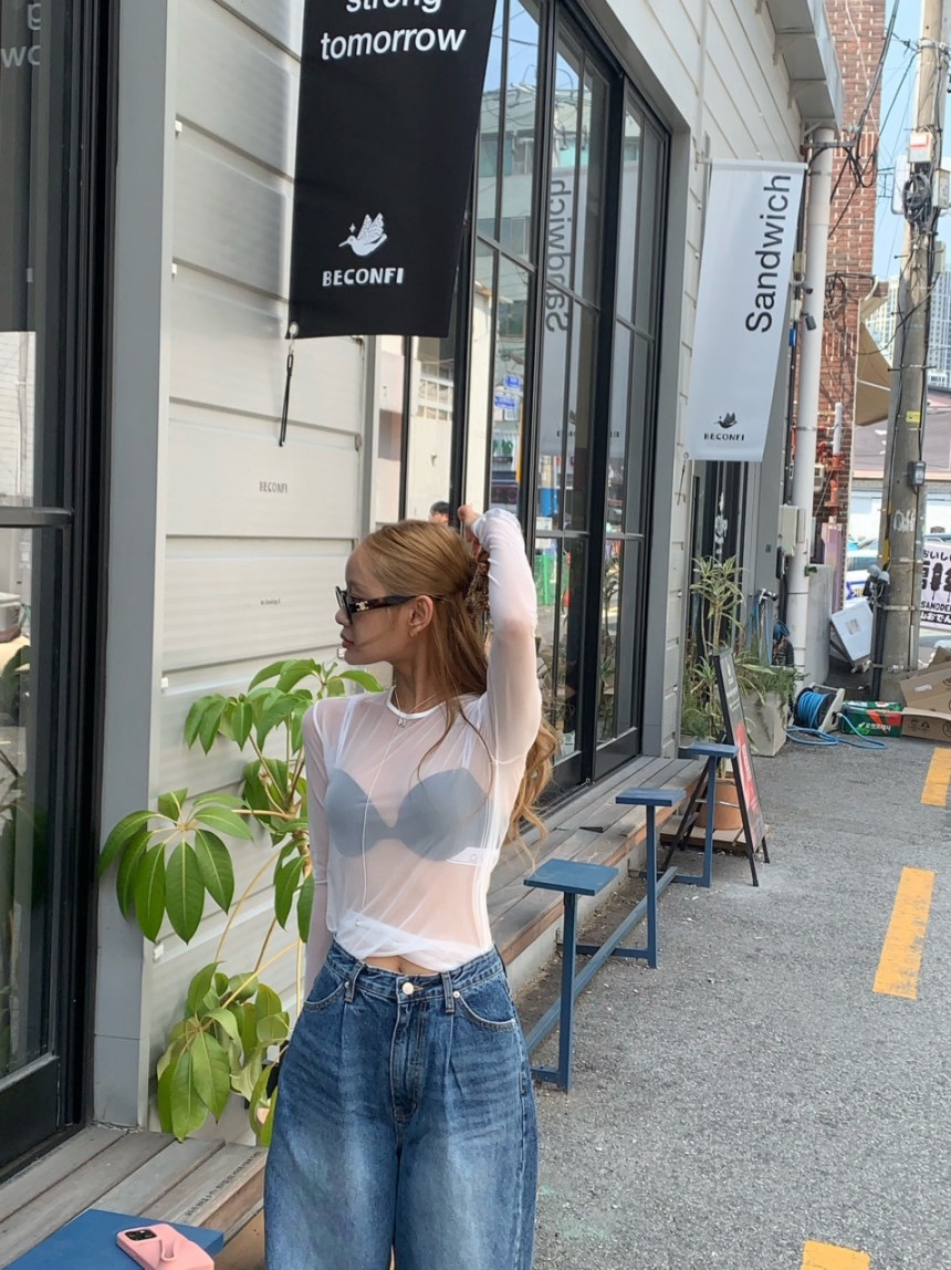 UNBOUND東大門㊣代購女士新品休閑真品時尚熱賣人氣長袖T恤UNBOUND長袖T恤