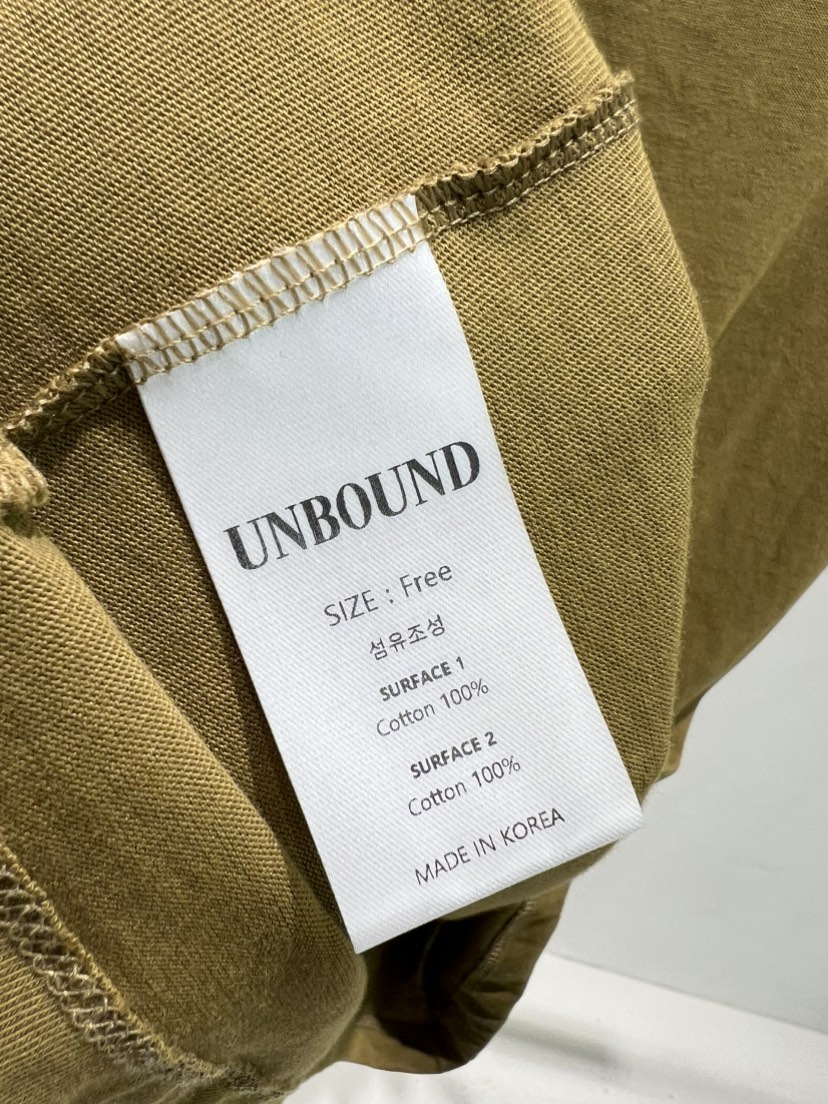 UNBOUND韓國代購㊣女裝新款職業熱賣人氣推薦25秋夏真品T恤UNBOUNDT恤