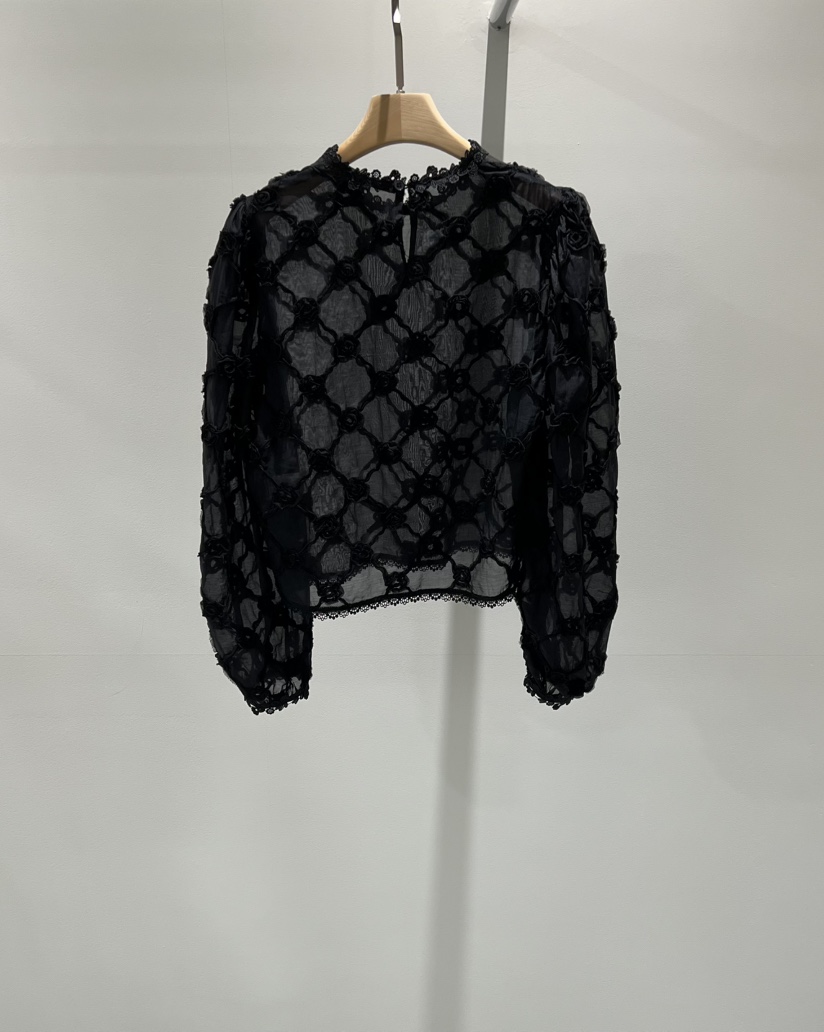DENISE韓國直郵㊣女裝新品25秋夏休閑熱賣時尚真品襯衫蕾絲衫DENISE襯衫/蕾絲衫