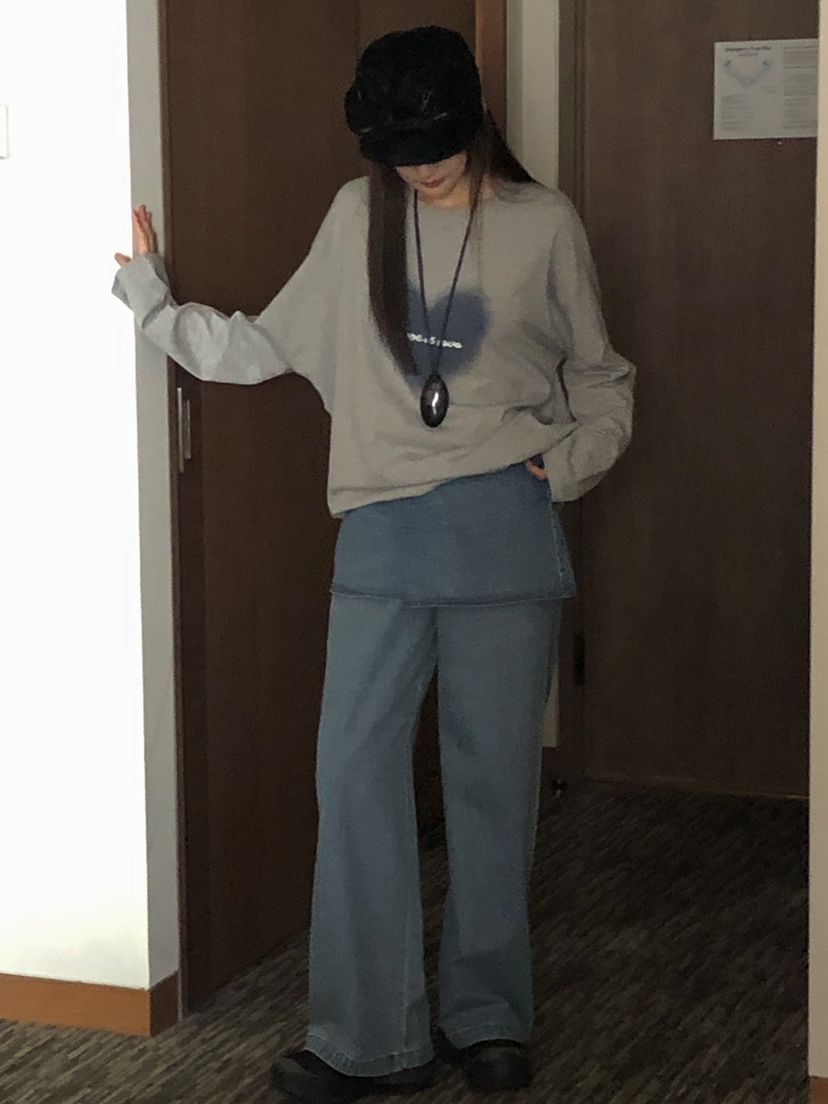 ONDO-P韓國代購㊣女士新品職業推薦25秋夏時尚真品長袖T恤ONDO-P長袖T恤