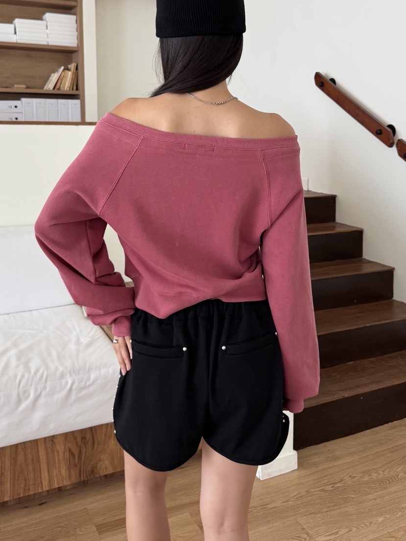 SUNDER MARKET東大門㊣直郵女士新品熱賣25秋夏職業衛衣拉鏈SUNDER MARKET衛衣