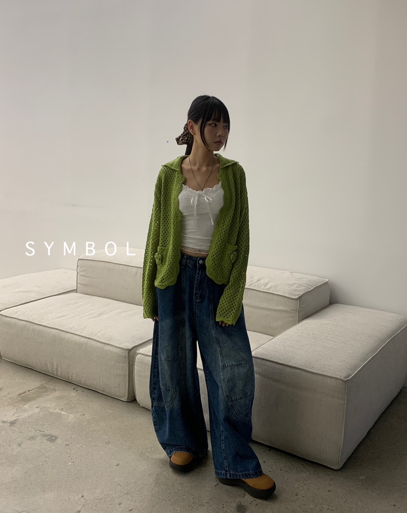 SYMBOL東大門㊣直郵女士新款25秋夏熱賣推薦時尚人氣針織衫SYMBOL針織衫
