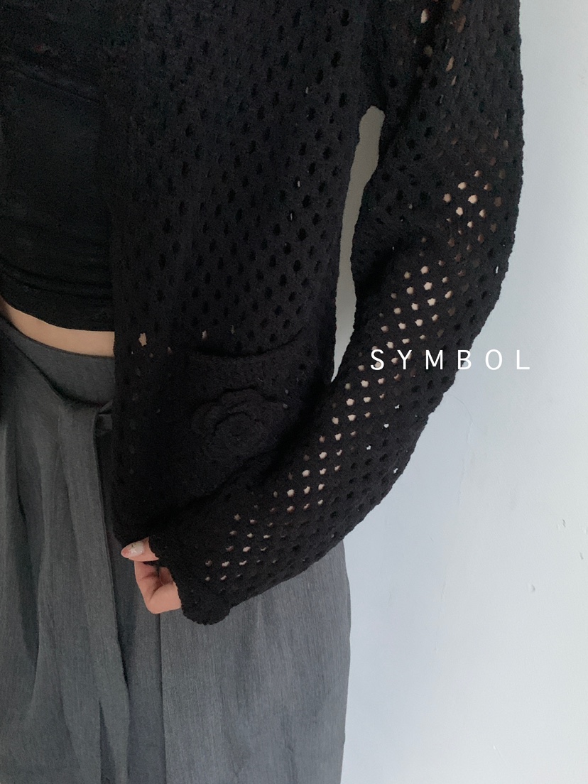 SYMBOL東大門㊣直郵女士新款25秋夏熱賣推薦時尚人氣針織衫SYMBOL針織衫