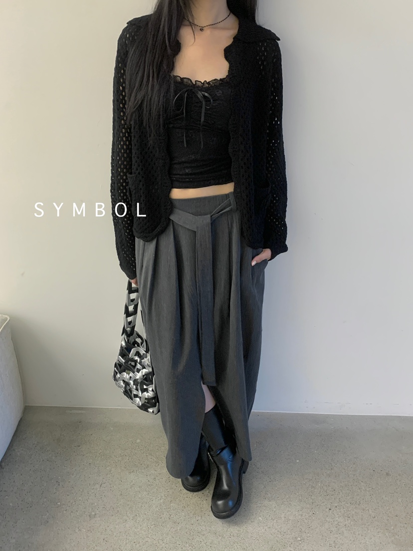 SYMBOL東大門㊣直郵女士新款25秋夏熱賣推薦時尚人氣針織衫SYMBOL針織衫圖色3