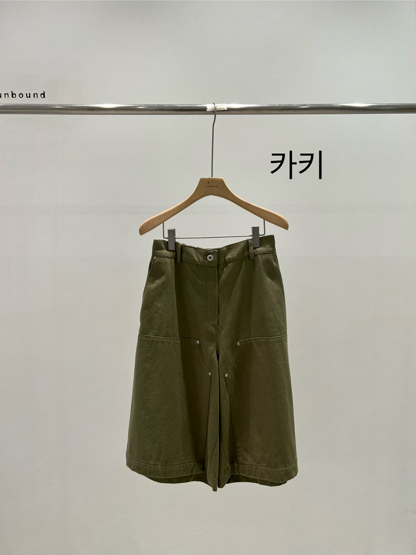 UNBOUND韓國代購㊣女士新品人氣時尚熱賣推薦25秋夏休閑休閑褲UNBOUND休閑褲圖色2