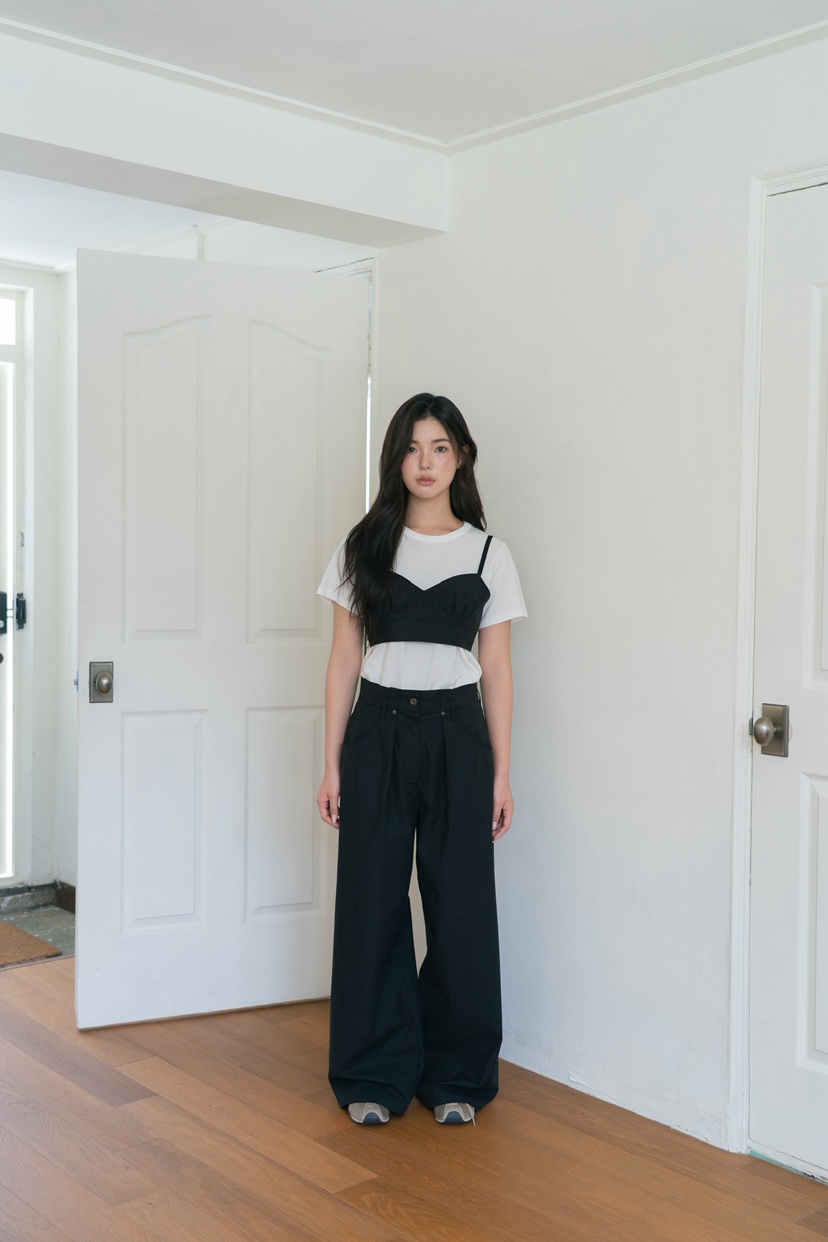 UNBOUND東大門㊣代購女裝新款推薦休閑真品熱賣25秋夏休閑褲UNBOUND休閑褲