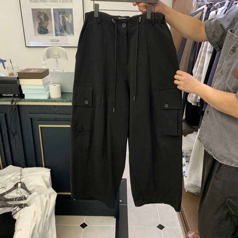 VIRKIN東大門㊣實拍女裝新品職業人氣推薦25秋夏休閑褲棉質VIRKIN休閑褲圖色5
