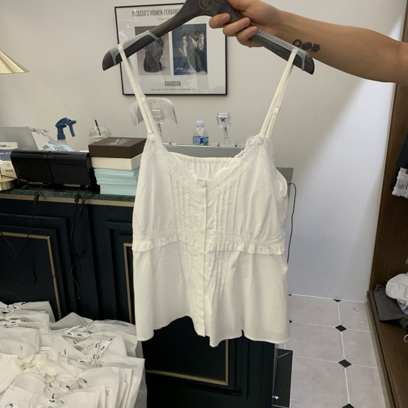 VIRKIN韓國代購㊣女裝新款推薦職業真品熱賣人氣休閑吊帶背心VIRKIN吊帶/背心圖色1