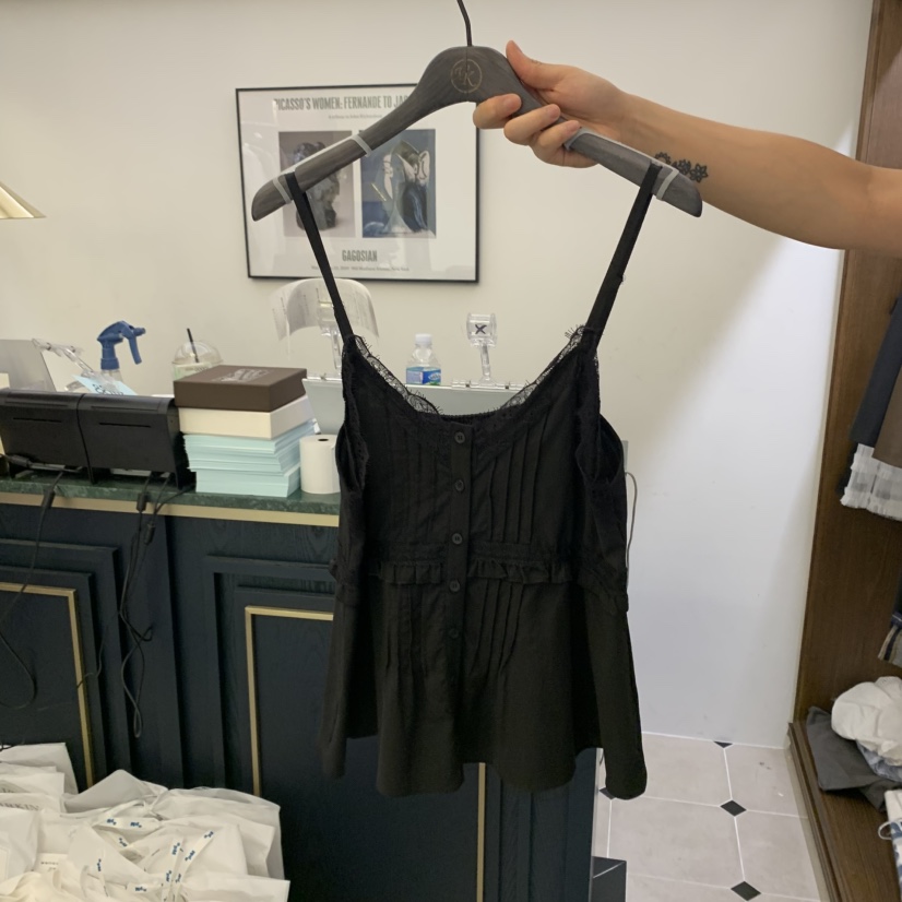 VIRKIN韓國代購㊣女裝新款推薦職業真品熱賣人氣休閑吊帶背心VIRKIN吊帶/背心圖色2
