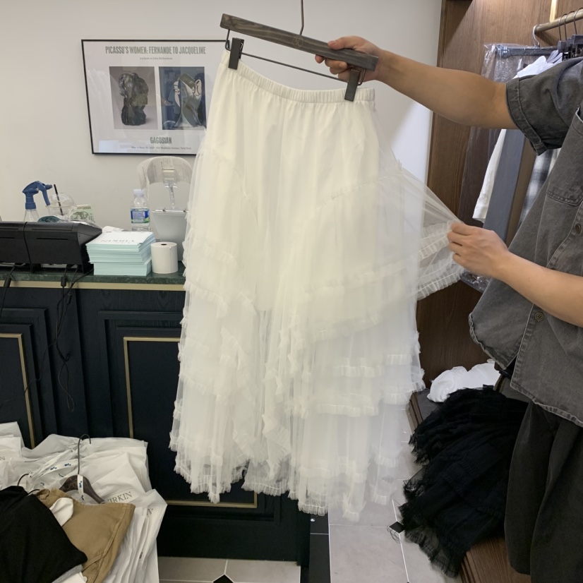 VIRKIN韓國直郵㊣女裝新款真品休閑推薦人氣時尚半身裙中短裙VIRKIN半身裙/中短裙圖色1
