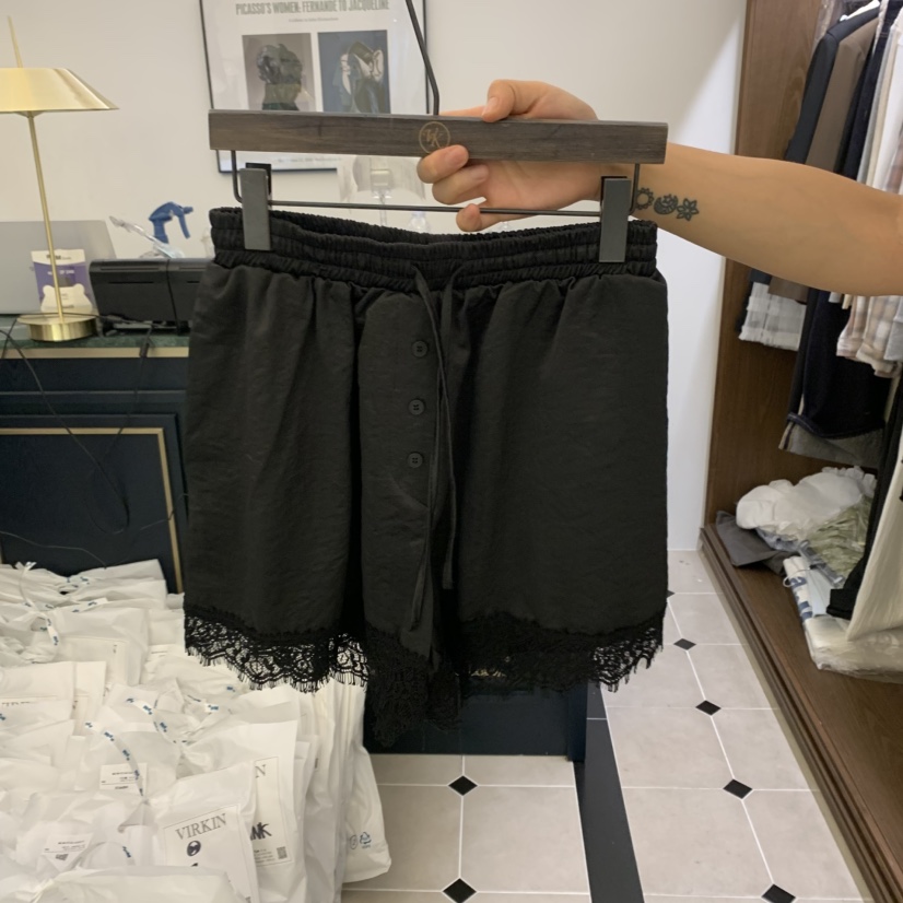 VIRKIN韓國代購㊣女裝新品人氣職業熱賣推薦真品25秋夏短褲VIRKIN短褲圖色3