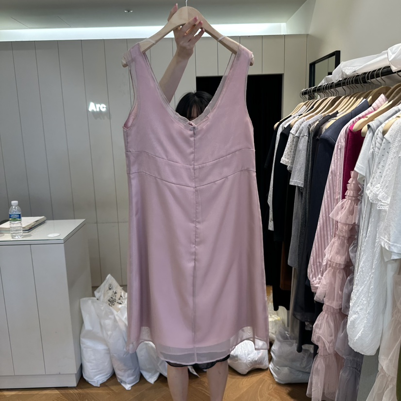 ARC東大門㊣實拍女士新品休閑職業25秋夏推薦時尚熱賣連衣裙ARC EN CIEL連衣裙