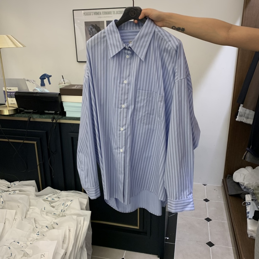 VIRKIN韓國代購㊣女士新款真品時尚休閑職業25秋夏襯衫蕾絲衫VIRKIN襯衫/蕾絲衫圖色4