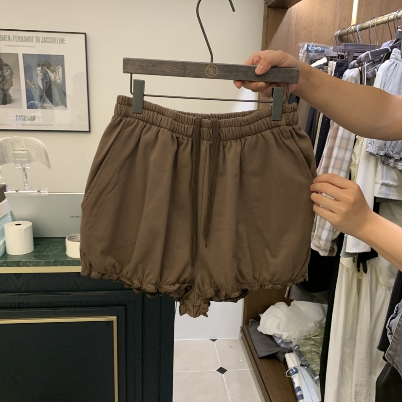 VIRKIN韓國代購㊣女士新品休閑25秋夏熱賣人氣時尚職業短褲VIRKIN短褲