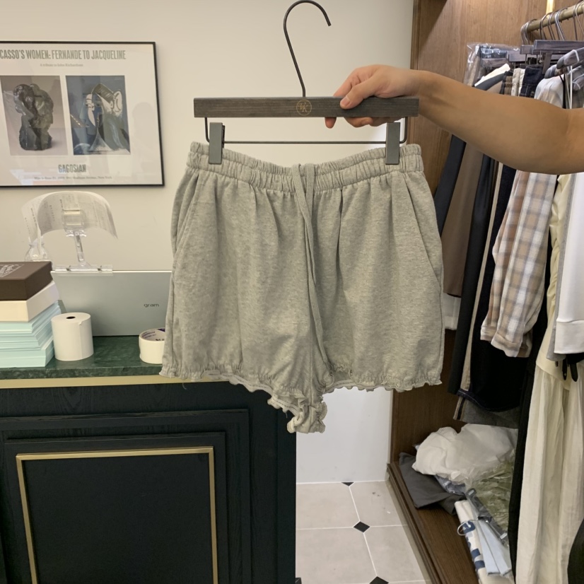 VIRKIN韓國代購㊣女士新品休閑25秋夏熱賣人氣時尚職業短褲VIRKIN短褲圖色2