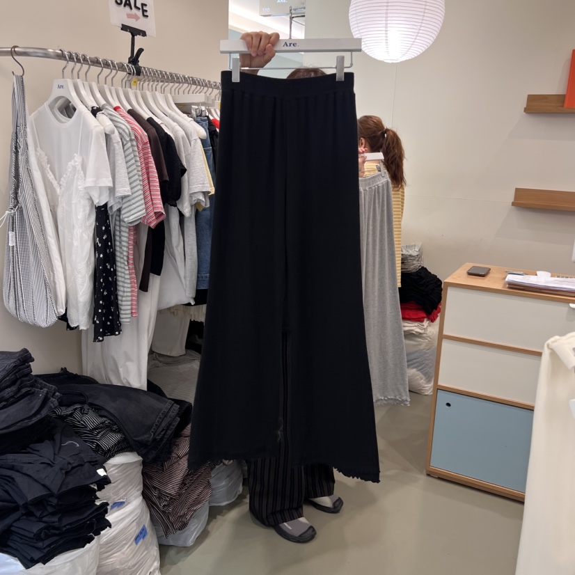 ARE東大門㊣實拍女士新款休閑25秋夏時尚推薦真品休閑褲網眼ARE YOU/ARE休閑褲圖色3