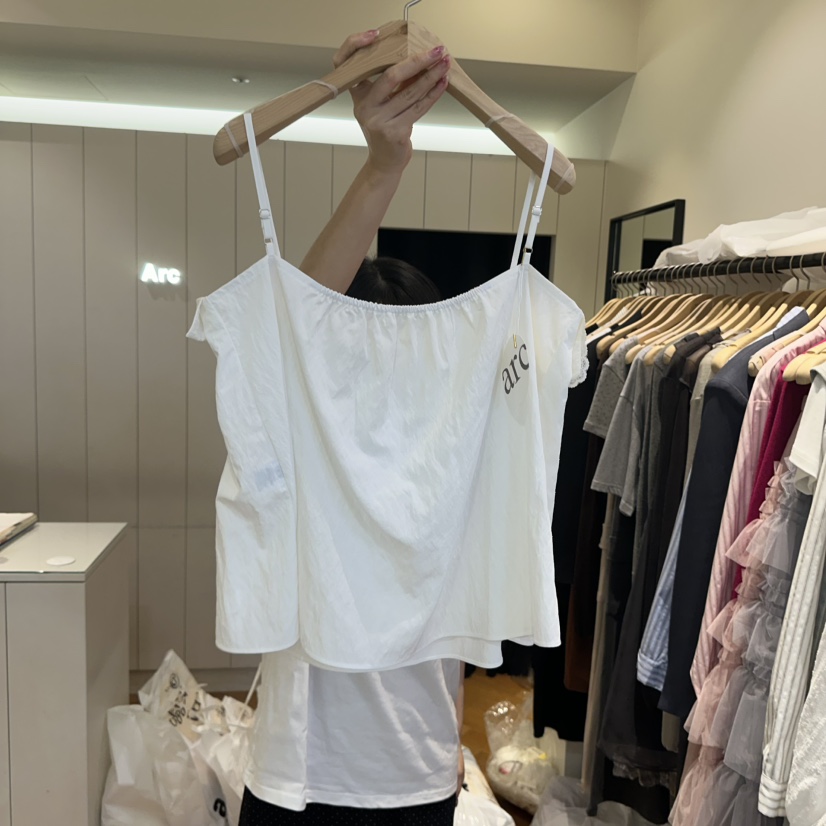 ARC韓國代購㊣女士新品人氣真品職業休閑熱賣時尚推薦吊帶背心ARC EN CIEL吊帶/背心