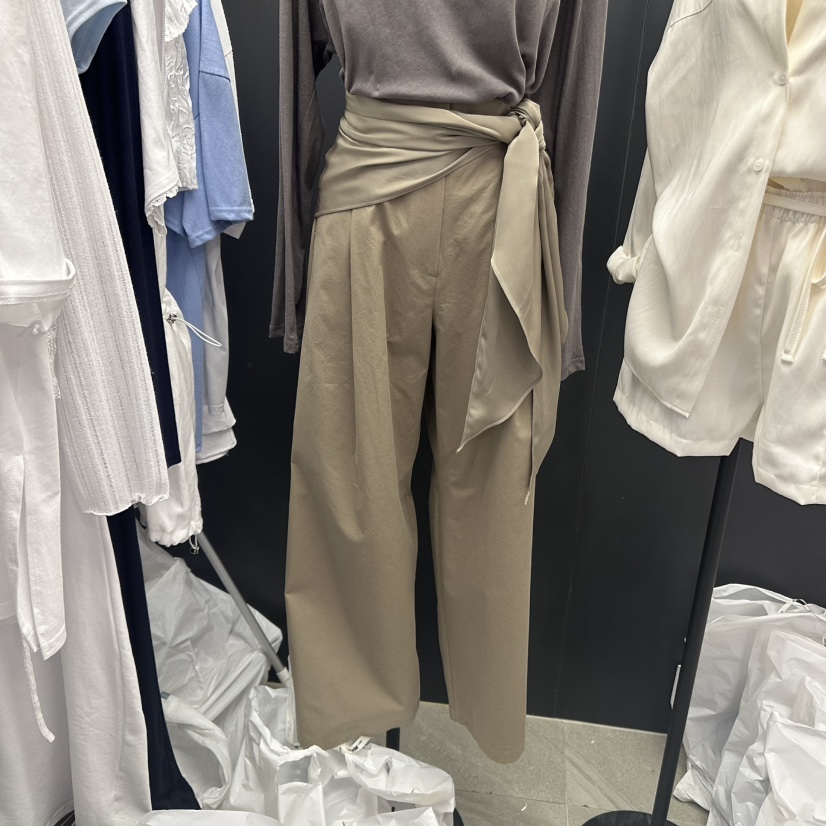 UNA/THE MAY韓國直郵㊣女士新品真品人氣推薦25秋夏休閑褲THEMAY/UNA休閑褲圖色1