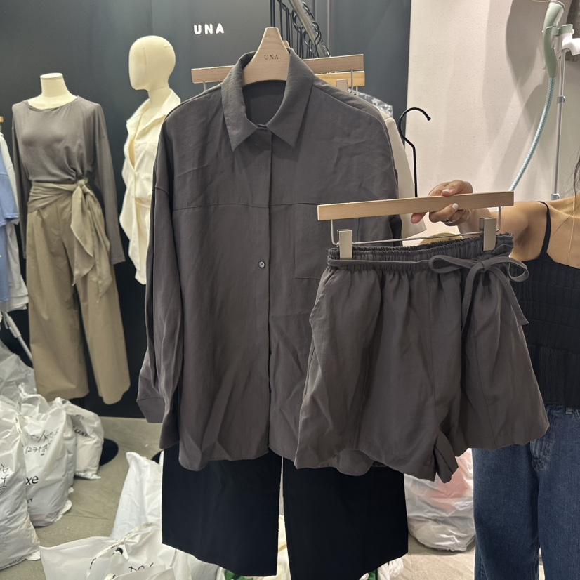 UNA/THE MAY東大門㊣代購女裝新品推薦25秋夏時尚套裝套裝THEMAY/UNA套裝圖色3