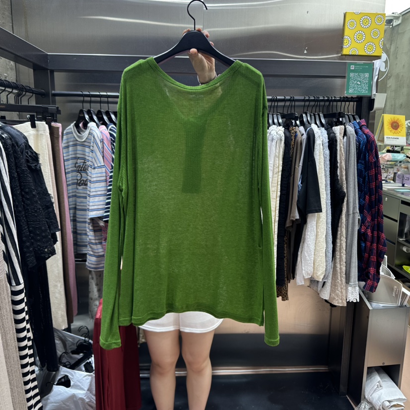 RUNWAY-런웨이韓國代購㊣女裝新品熱賣推薦人氣真品長袖T恤RUNWAY長袖T恤