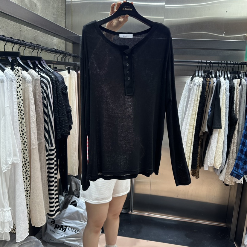 RUNWAY-런웨이韓國代購㊣女裝新品熱賣推薦人氣真品長袖T恤RUNWAY長袖T恤圖色6