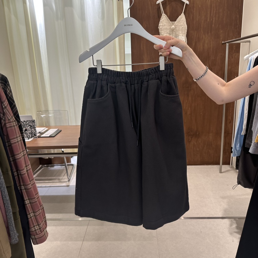 BUCKLE東大門㊣實拍女士新款職業推薦真品休閑25秋夏人氣短褲BUCKLE短褲圖色2