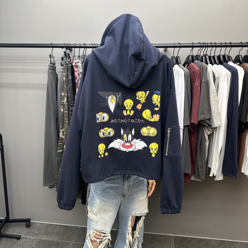 CREDITO韓國代購㊣女裝新品人氣真品25秋夏休閑推薦職業衛衣But ton/BOUTIQUE SEOUL衛衣