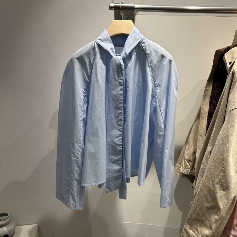 ROOM K-P韓國代購㊣女裝新品25秋夏休閑人氣職業襯衫蕾絲衫ROOM K襯衫/蕾絲衫圖色2