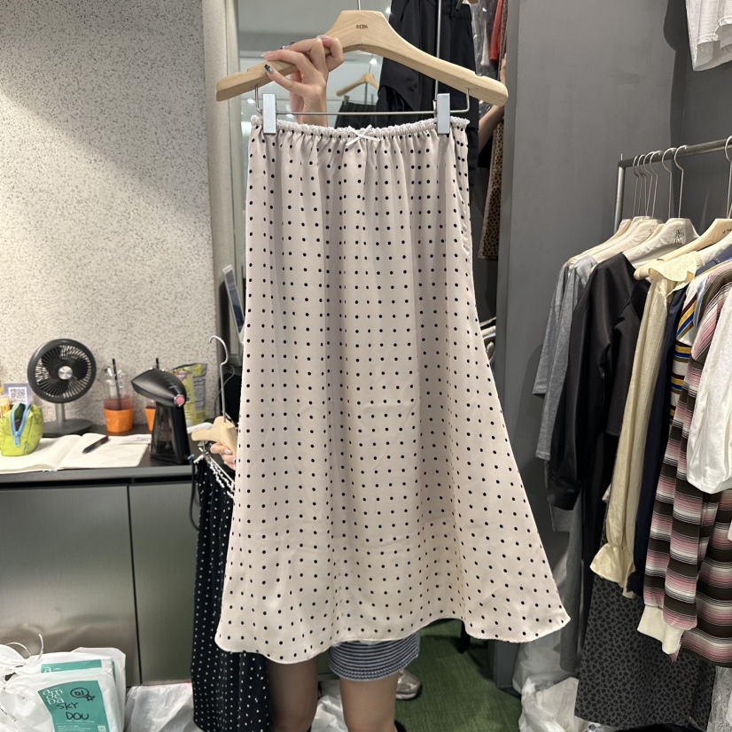 AMOEBA韓國代購㊣女裝新品人氣休閑25秋夏真品時尚推薦長裙AMOEBA長裙