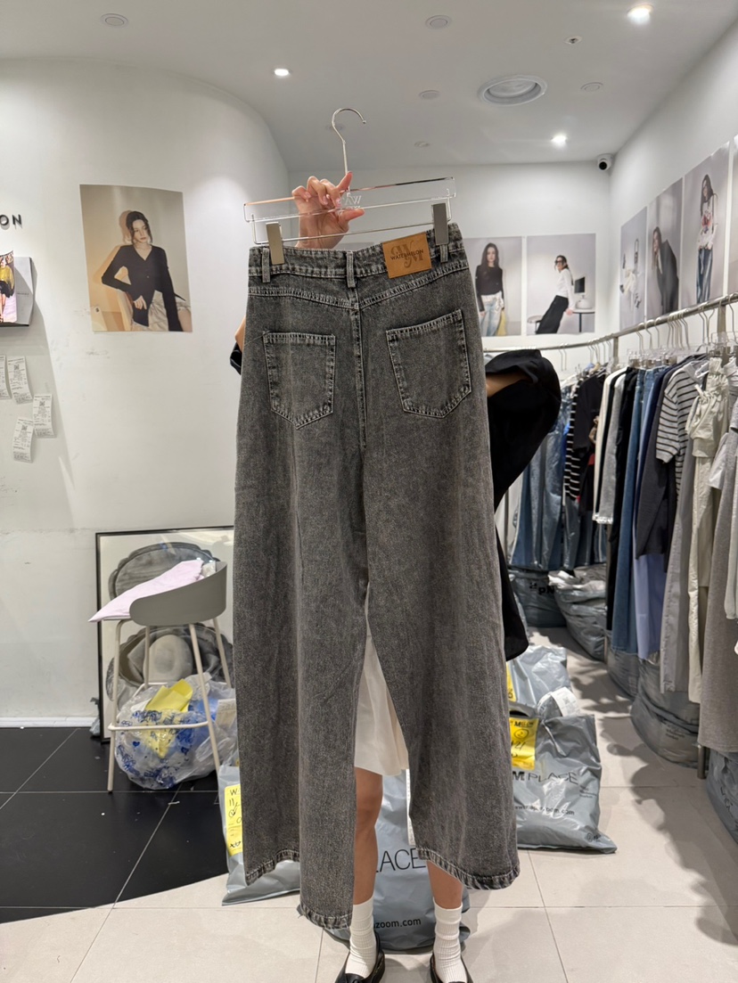 WATERMELON東大門㊣直郵女士新品真品職業休閑25秋夏牛仔褲de goyou牛仔褲