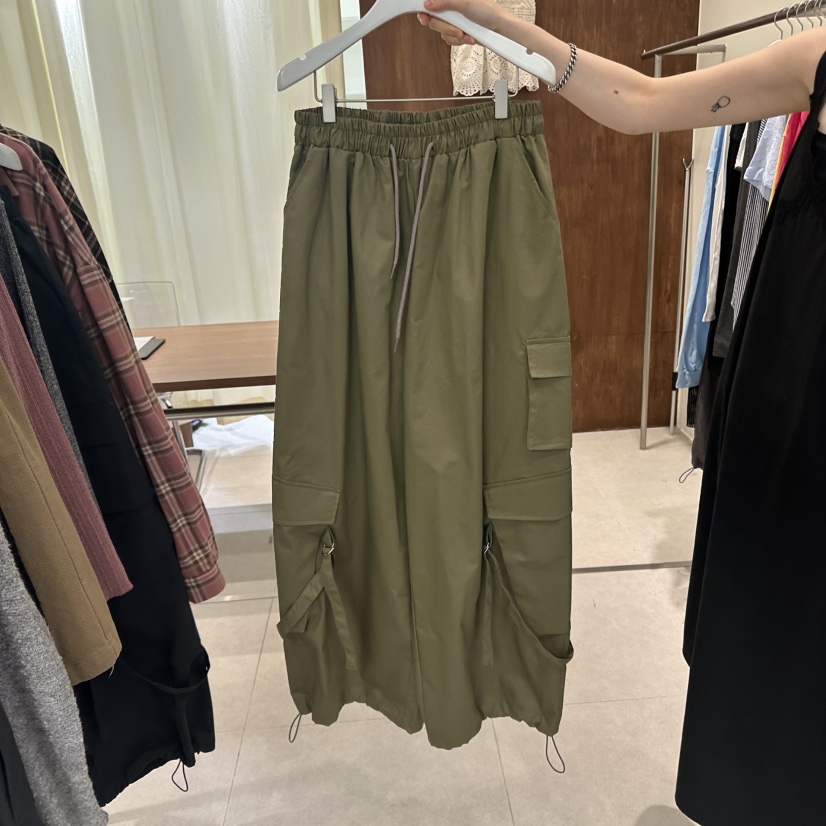 BUCKLE韓國直郵㊣女裝新品休閑25秋夏職業真品人氣時尚休閑褲BUCKLE休閑褲