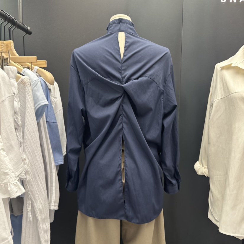 UNA/THE MAY韓國代購㊣女裝新款25秋夏休閑人氣襯衫蕾絲衫THEMAY/UNA襯衫/蕾絲衫