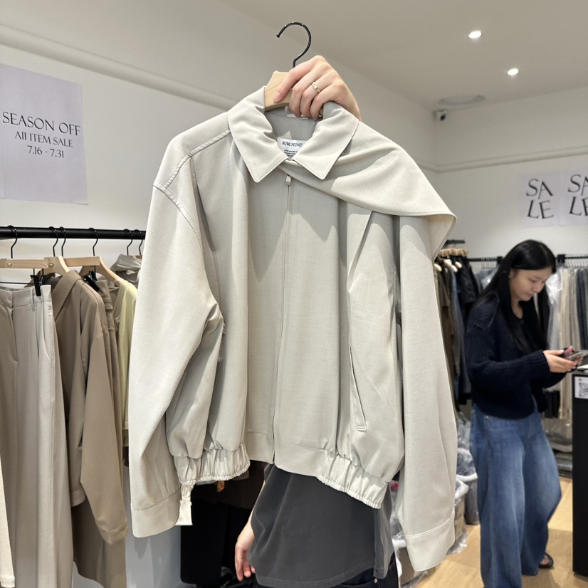 aube nunt韓國直郵㊣女裝新品推薦真品熱賣套裝含圍巾兩件套aube nunt套裝圖色2
