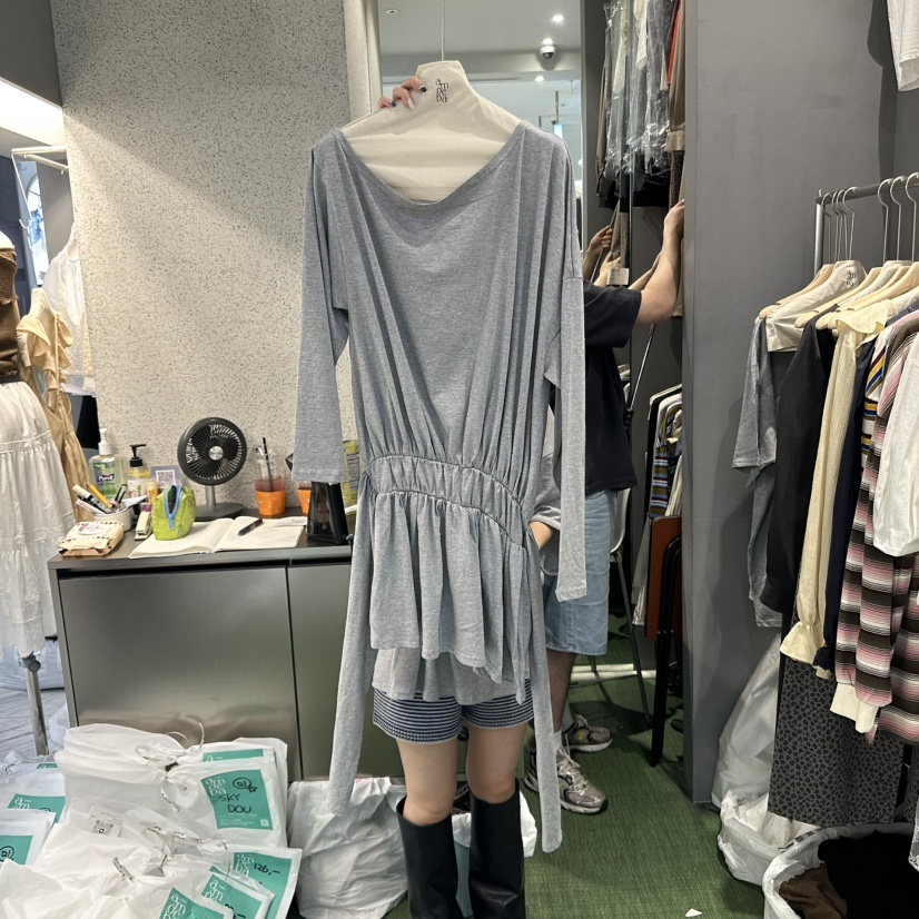 AMOEBA東大門㊣代購女裝新款熱賣休閑推薦25秋夏時尚連衣裙AMOEBA連衣裙