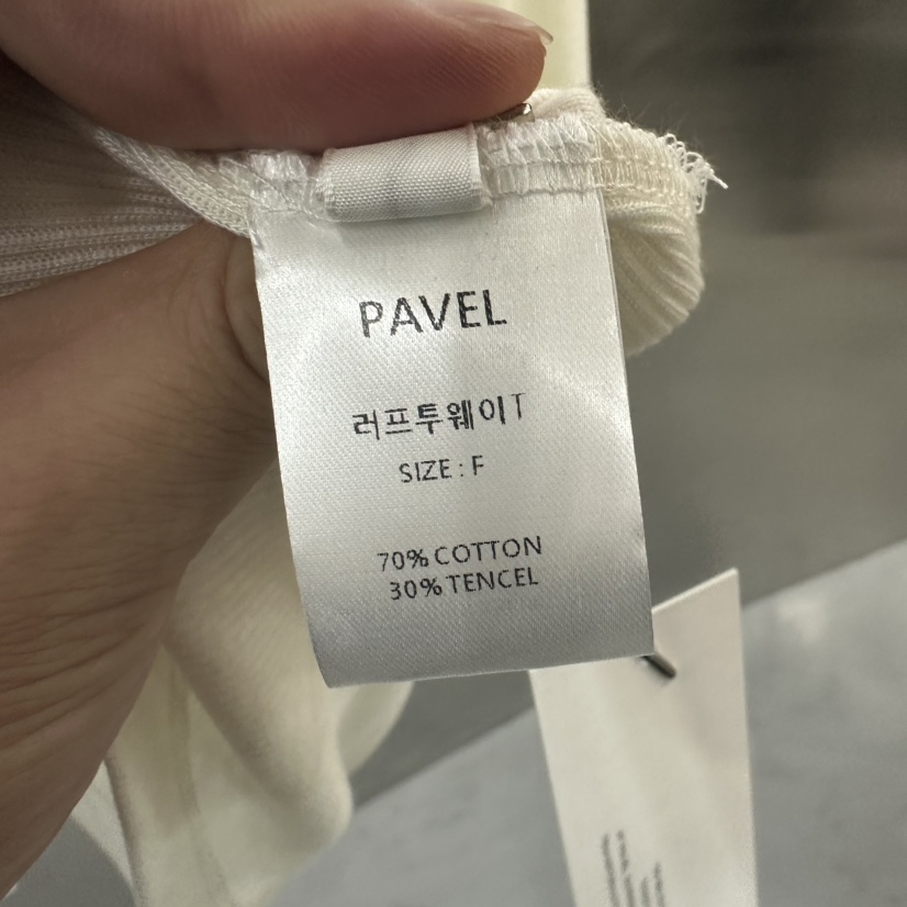 PAVEL韓國直郵㊣女裝新品推薦真品熱賣休閑人氣長袖T恤假兩件PAVEL長袖T恤