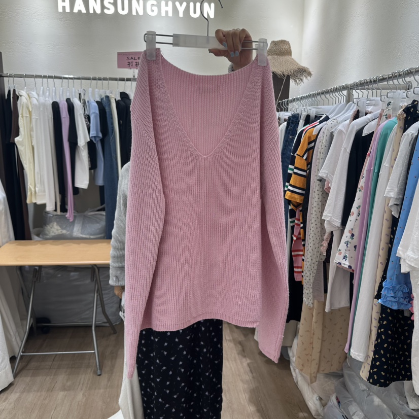 HANSUNGHYUN韓國直郵㊣女裝新品25秋夏人氣真品職業休閑針織衫HANSUNGHYUN針織衫圖色2