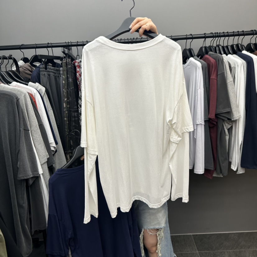 CREDITO東大門㊣代購女士新品職業熱賣25秋夏推薦真品長袖T恤But ton/BOUTIQUE SEOUL長袖T恤