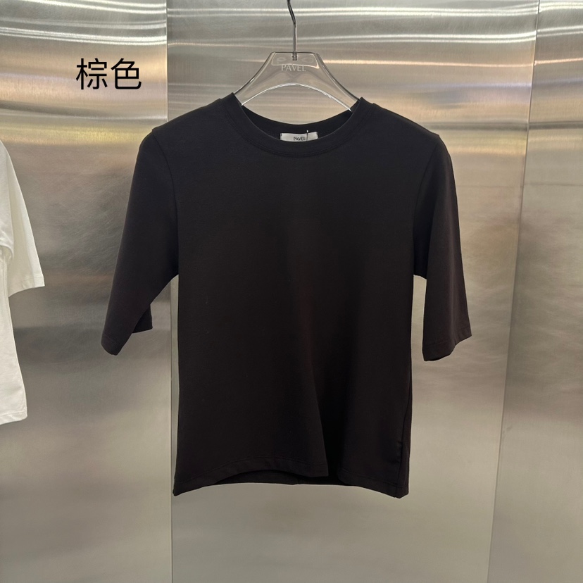 PAVEL東大門㊣實拍女裝新品推薦真品時尚職業休閑人氣熱賣T恤PAVELT恤圖色4
