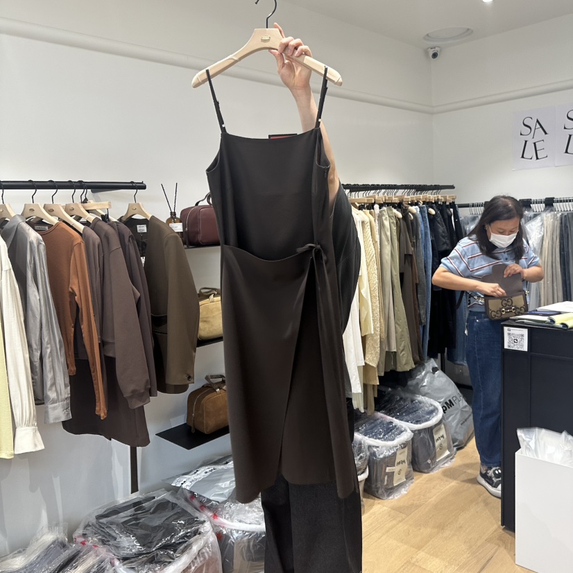 aube nunt韓國直郵㊣女裝新品時尚休閑人氣25秋夏推薦連衣裙aube nunt連衣裙圖色1