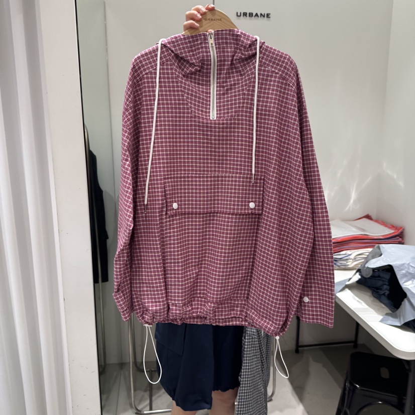 URBANE-P東大門㊣代購女士新品熱賣職業25秋夏真品夾克格紋URBANE-P夾克圖色1