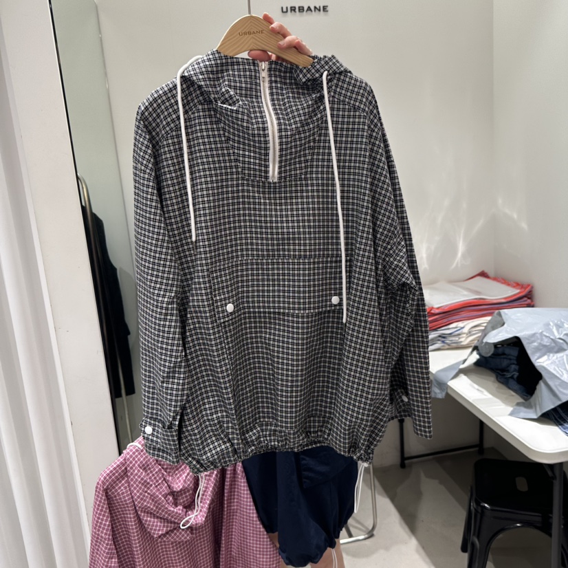 URBANE-P東大門㊣代購女士新品熱賣職業25秋夏真品夾克格紋URBANE-P夾克圖色2