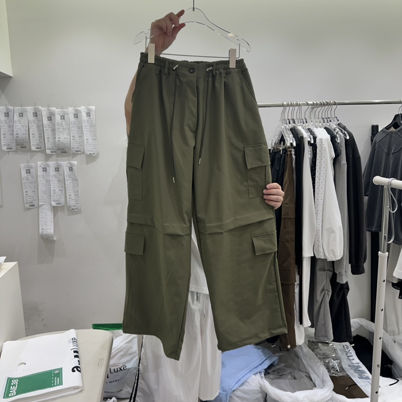 BAIE.38韓國代購㊣女裝新品25秋夏休閑人氣熱賣真品休閑褲BAIE.38休閑褲圖色1