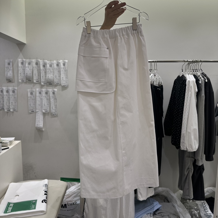 BAIE.38韓國代購㊣女裝新品熱賣真品25秋夏時尚職業休閑長裙BAIE.38長裙