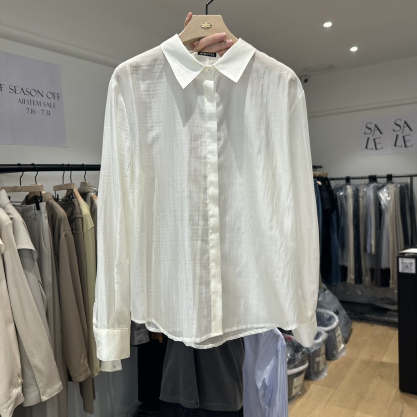 aube nunt東大門㊣實拍女士新品熱賣時尚真品25秋夏襯衫蕾絲衫aube nunt襯衫/蕾絲衫圖色3