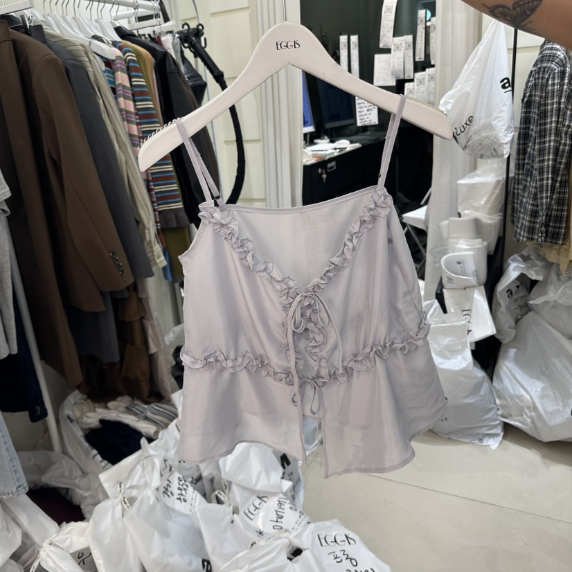 EGG IS東大門㊣代購女裝新品職業真品休閑25秋夏熱賣吊帶背心EGG IS吊帶/背心圖色3